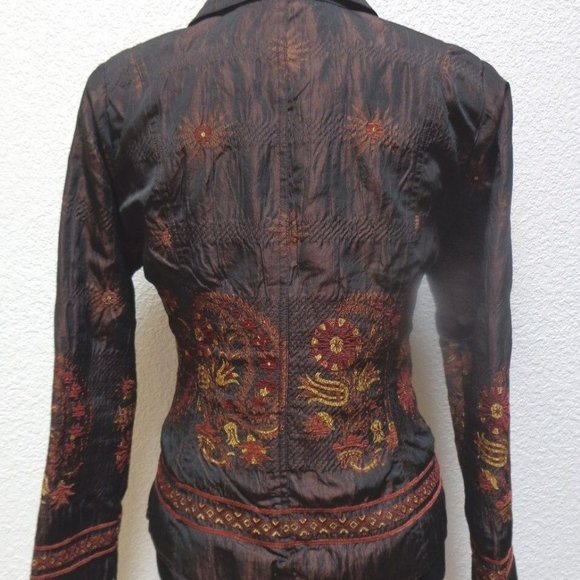 FLORAL PRINT BLAZER SZ SMALL - Picture 3 of 6